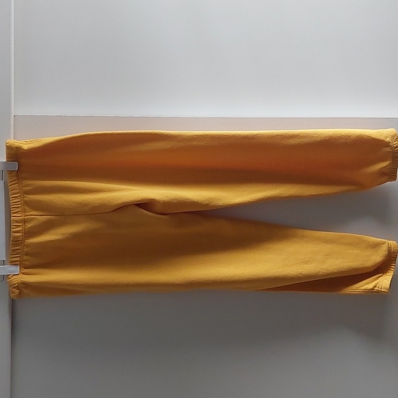 Aero NYC Aeropostale Yellow Joggers Sweatpants XL New - Picture 6 of 6